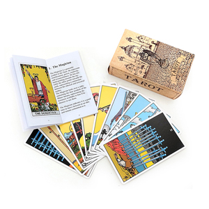 Direkt aus China Lieferant <span class=keywords><strong>Tarot</strong></span> Spielkarten mit Anleitung Handbuch Papier Boden Deck - Product Image 2