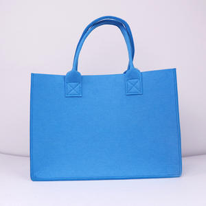 Oem Aanpasbaar Logo Bedrukt Wollen Vilt Casual Draagtas Met Schouderriem Modieus Milieuvriendelijk Duurzaam Draagbaar Geschenk - Product Image 5