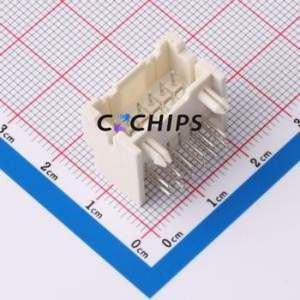 HC-XAD-2*6AW-05 Wire-to-Board Pin Header Bent Lead Through Hole,P=2.5mm Connector 2x6P 2.5mm Right Angle Insert XAD - Product Image 1