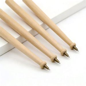 Eco-friendly Wooden Ballpoint Pens Wholesale Promotional <b>Baseball</b> <b>Bat</b>-shaped Neutral Pens with Custom logo Suitable for Children - Product Image 3
