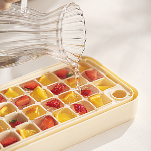 One-Touch nhựa <span class=keywords><strong>ICE</strong></span> <span class=keywords><strong>CUBE</strong></span> khay push-nút phát hành tràn-Miễn phí Dispenser cho cocktail nhà sử dụng được xây dựng trong lưu trữ vuông <span class=keywords><strong>Cube</strong></span> - Product Image 2