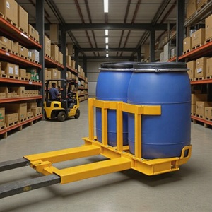 Zhejiang <b>Drum</b> Lifter DG800 585Mm Max Diameter For 200L <b>Plastic</b> Oil <b>Drums</b> Forklift Handling - Product Image 1