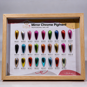 Polvere Pigmentata Professionale per Nail Art, 64 Colori Olografici, Effetto Specchio Cromato, Motivo Diamantato, 80-100 Pezzi, Brillante - Product Image 6