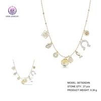 Collier rectangulaire en argent 925 Kirin avec breloques, chaîne de collier en argent 925 pour femme