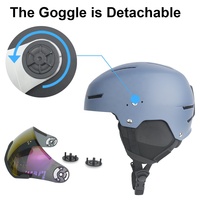 Nouveau modèle 2026 : Casque de ski avec masque, en ABS, PC et EPS, pour snowboard, avec visière, fabrication OEM/ODM pour hommes et femmes