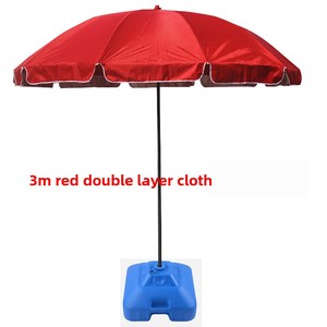 Sombrilla de Playa Publicitaria Grande para Exteriores, de Hierro, con Protección UV, de 3m, Doble Capa, con Logotipo Imprimible, Venta Directa de Fábrica - Product Image 3