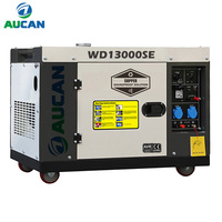 10kw 12kva 2020 नई डिजाइन! घर स्टैंडबाय सुपर चुप प्रकार डीजल जनरेटर