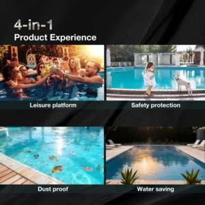 Couverture <span class=keywords><strong>de</strong></span> <span class=keywords><strong>piscine</strong></span> automatique en acier inoxydable durable, barrière <span class=keywords><strong>de</strong></span> sécurité, installation facile, utilisation pratique <span class=keywords><strong>pour</strong></span> les piscines enterrées, <span class=keywords><strong>pour</strong></span> la famille - Product Image 3