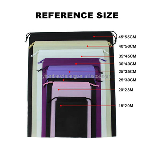 Customized Logo Printed Reusable Non-woven <b>Folding</b> Drawstring <b>Bag</b> for Promotional Shoe Dust Use - Product Image 2