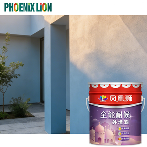 Peinture liquide anti-taches à faible teneur en COV, écologique, imperméable pour extérieur, peinture au latex pour murs en ciment, vente en gros directe d'usine, couleur personnalisée - Product Image 6