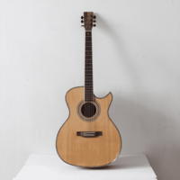 Farlley.Na Full Spruce Mahogany Solid Wood Glossy in Stock 41" High Quality Matte Acoustic 6 String Guitar