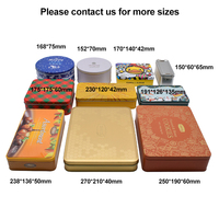 Boîte Cadeau Ronde en Métal Personnalisée avec Couvercle Transparent pour Chocolats, Gâteaux, Biscuits – Contenant Carré en Étain avec Fenêtre PVC