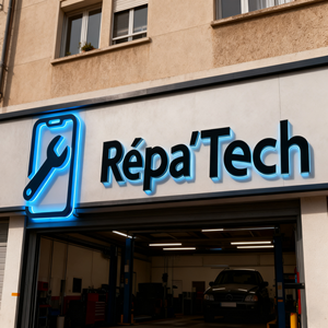 Enseigne rétroéclairée LED 4000K, enseigne publicitaire personnalisée pour entreprise, logo LED rétroéclairé - Product Image 6