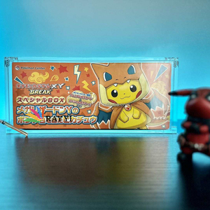 Ray Yi เคสอะคริลิคสำหรับญี่ปุ่น <span class=keywords><strong>Pokemon</strong></span> Center แบบจำกัด <span class=keywords><strong>XY</strong></span> Break MEGA Charizard X Y Poncho Pikachu กล่องพิเศษ - Product Image 3