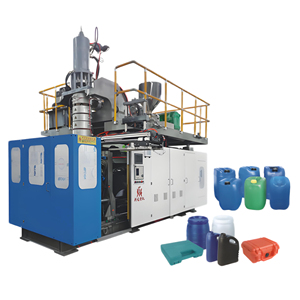 Machine de soufflage par extrusion pour bidons Jerrycan, diamètre de vis 90 mm, 20-60 L, bouteilles en plastique PE/PP, moteur et pompe automatiques - Product Image 2