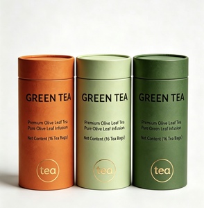 Biodegradable Custom Logo Food Grade Cylinder Cardboard <b>Container</b>, Eco Paper Tube Packaging for Coffee Beans and Tea Leaves - Product Image 4