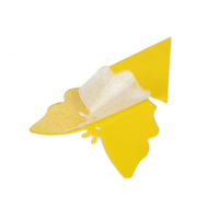 Vliegenvanger met kleeflaag voor fruitvliegen, binnen, insecten, kleefplaat, sticker
