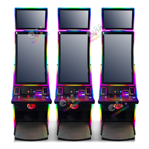 Qianmen Nguồn Nhà Máy Tùy Chỉnh Trong Kho Kim Loại 43 Inch Cảm Ứng Dọc Màn Hình Đôi Fusion 4/5/6 Kỹ Năng Máy Trò Chơi Tủ - Product Image 2