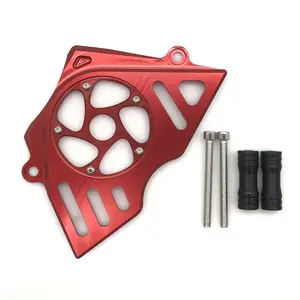 Sanhang Direct sale Motorcycle CNC Aluminum Front Engine Stator Protective Cover Sprocket Chain Guard For honda Cbr250 Cbr250r