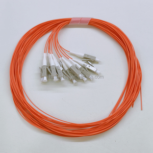 Cables de Fibra Óptica con Logotipo Personalizado, Longitud de Embalaje Personalizada, 12 en 1, 12 Hilos, Cable LC, Revestimiento Naranja LSZH - Product Image 3