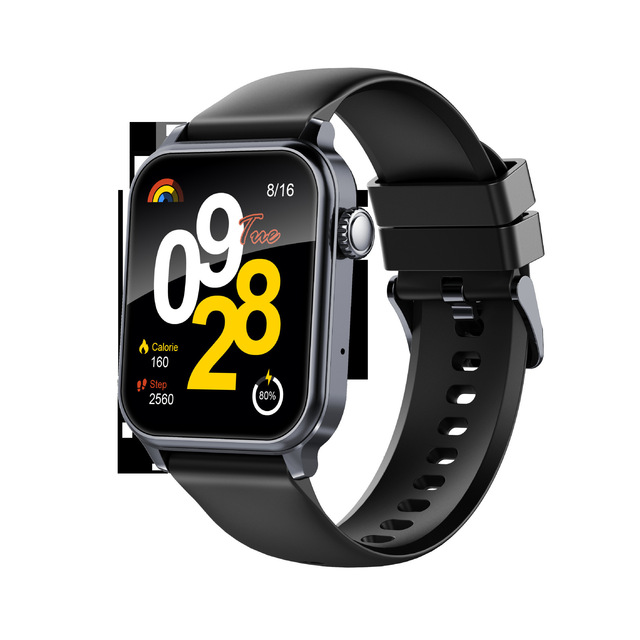 New JX633 Silicone Band Life Waterproof Heart Rate & Blood Oxygen Sports Watch with 600mAh Battery for Call