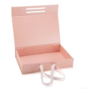 Lipack caixa de embalagem do sutiã da lingerie do cetim do cartão com alça da fita