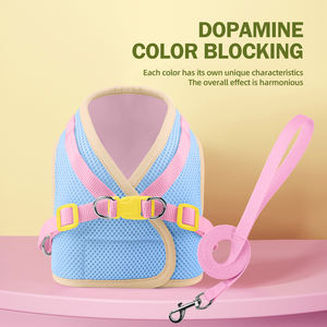صانعة تصميم كلب طقم حزام شبكي قابل للتنفس لوازم القطط - Product Image 6