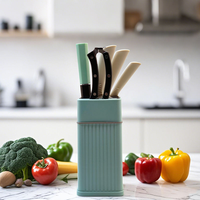 Vente chaude polyvalent Style moderne en plastique porte-couteau de cuisine couteau de cuisine bloc couteaux organisateur pour la cuisine à domicile