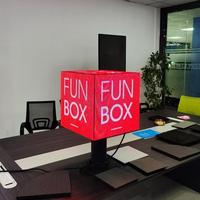 Cube magique d'intérieur et d'extérieur personnalisé P4.81 P3.91 Led Pixel Cube vidéo mur MST Wifi 4g contrôle Led Cube écran couleur