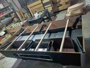 Table de <span class=keywords><strong>Billard</strong></span> Commerciale à Monnayeur 7 pi <span class=keywords><strong>8</strong></span> pi en MDF Marbre en Stock Professionnelle - Product Image 4