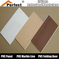 Panneau de plafond de 250 mm, 6 mètres, blanc, lambris PVC, plafond suspendu