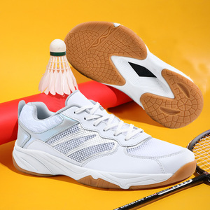 Chaussures de <span class=keywords><strong>badminton</strong></span> authentiques pour hommes, design en maille monocouche, respirantes, antidérapantes, semelle extérieure en caoutchouc résistante à l'abrasion, modèle professionnel - Product Image 2