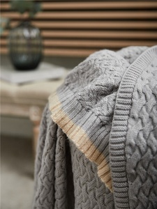 Len pha trộn chủ đề dệt kim <span class=keywords><strong>Chunky</strong></span> Merino len bé chăn rlk - Product Image 5