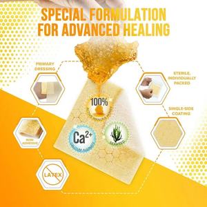 Manuka <span class=keywords><strong>Honey</strong></span> <span class=keywords><strong>Calcium</strong></span> <span class=keywords><strong>Alginate</strong></span> <span class=keywords><strong>Dressing</strong></span> untuk digunakan pada luka dengan tingkat drainase apapun. - Product Image 4