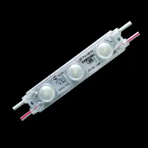 white High power LED module IP65 DC12V 160 Degree 1.2W injection LED module 12v