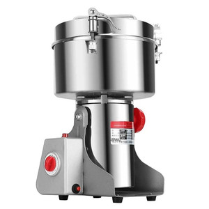 Broyeur de céréales électrique industriel commercial en acier inoxydable, type oscillant, pour poudre d'herbes - Product Image 1
