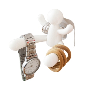 Étagère murale créative, organisateur portable, gain de place, support de rangement pour clés, crochets pour accessoires de cheveux, salle de bain - Product Image 1