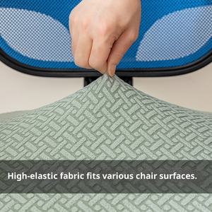 Evrensel elastik kaymaz su geçirmez 100% Polyester otel sandalye kılıfı dört mevsim uygun Slipcover ev koltuk minderi - Product Image 4