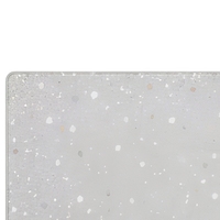 Tapis de souris XXL en feutre, tapis de bureau antidérapant, imprimé terrazzo, protection de table de bureau, logo personnalisé