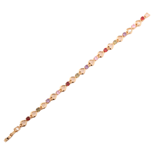 Moda donna oro 18K CZ zirconi cubici fatti a mano per bracciale a buon mercato stile africano gioielli - Product Image 4
