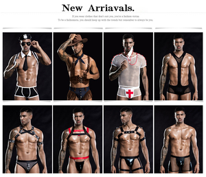 Uniforme de club nocturno para hombre, ropa interior Sexy, conjuntos de lencería Sexy - Product Image 4