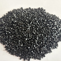 Plastique ABS recyclé de haute performance, matière première pour moulage par injection à fort impact, noir, en forme de grain de riz, pour clavier