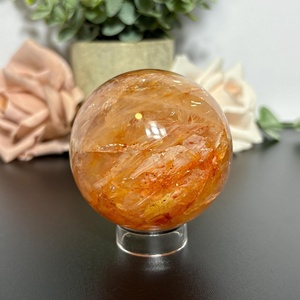 Vente en gros de sphères de cristal Golden Healer de style bohème pour une décoration intérieure unique et des cadeaux de vacances - Product Image 4