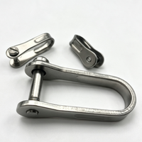 Conector de Cadena de Acero Inoxidable 304 con Liberación Rápida Tipo D para Correas de Bolsos y Accesorios de Cintas para Exteriores, Compatible con OEM