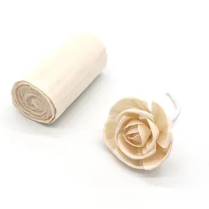 Schlussverkauf handgefertigte dekorative Sola-Holzblume Schilf-Diffusor mit Docht