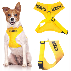 Tali rompi anjing layanan Anti cemas kuning tahan air Set tali anjing <span class=keywords><strong>Harness</strong></span> anjing saraf Hijau Oranye Hijau kustom - Product Image 4