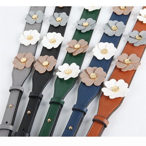 Meetee Túi B-S247 Phụ Kiện Có Thể Điều Chỉnh Vai Hoa Màu Nâu Túi Xách Messenger PU Túi Xách Dây Đeo - Product Image 2