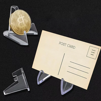 Support de badge en acrylique premium de 2,2 pouces, mini-stand pour cartes gradées, cartes de sport de baseball, marque Suti, modèle ST-T102
