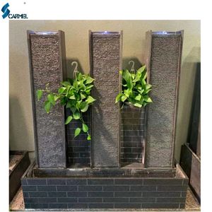 <span class=keywords><strong>Fontaine</strong></span> <span class=keywords><strong>d</strong></span>'eau de piscine en pierre de marbre, grand jardin extérieur/<span class=keywords><strong>intérieur</strong></span>, gris, noir, granit, prix bon marché, chine - Product Image 4