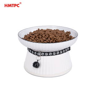 Bol d'alimentation pour animaux de compagnie en céramique mignon, facile à nettoyer, portable, pour chats et chiens de petite et <span class=keywords><strong>moyenne</strong></span> <span class=keywords><strong>taille</strong></span> - Product Image 5